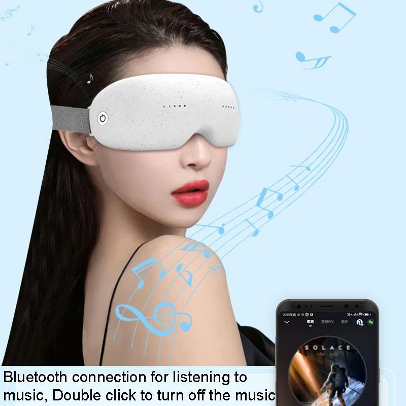 Bluetooth Music Eye Massager Hot Vibration Eye Care Rhythm