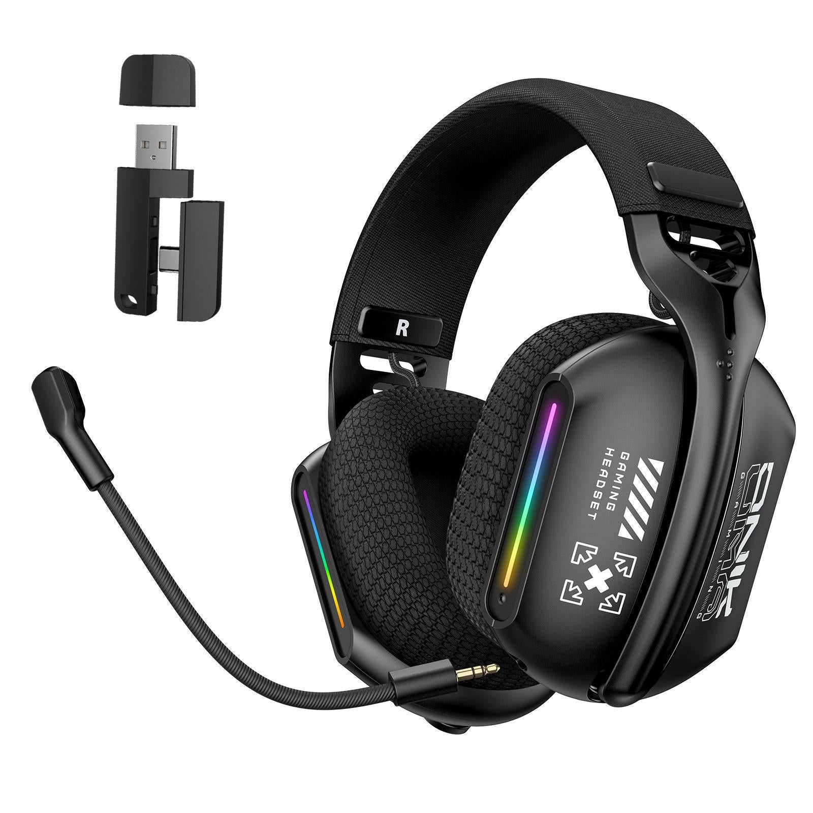 Tri-Mode Bluetooth Gaming Headset Black