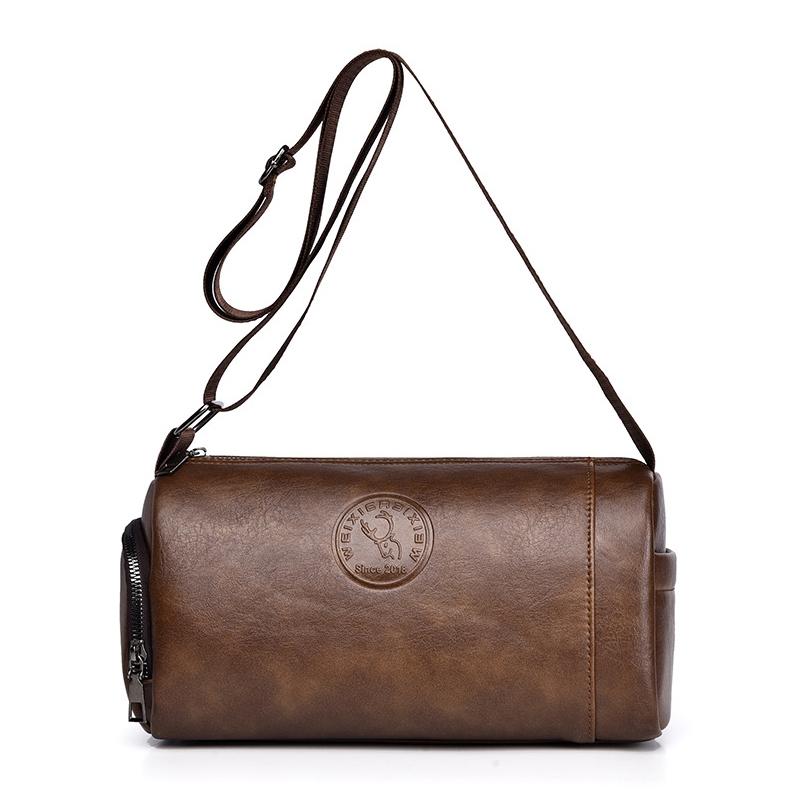 Waterproof Men Crossbody Backpack Large Capacity - Black