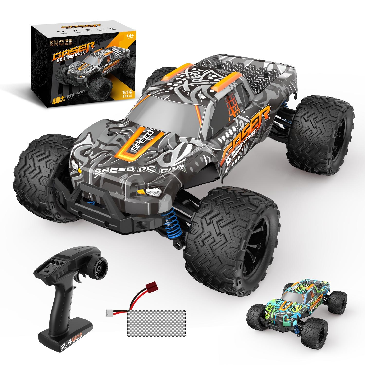 High Speed 4wd Rc Car - 1 14 Scale - Graffiti Black