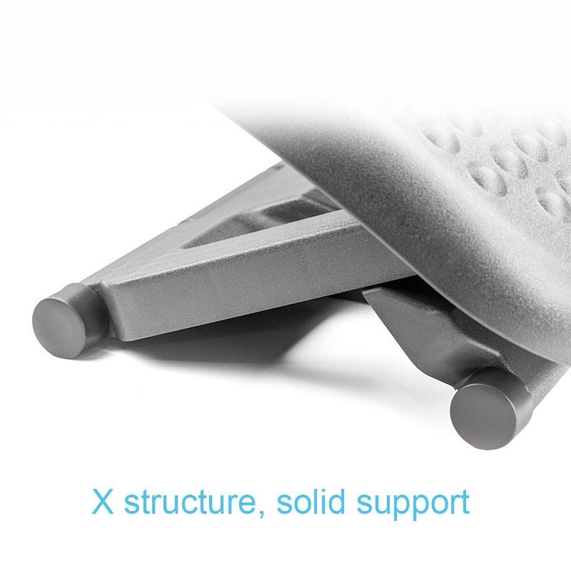 Adjustable Massage Foot Pedal For Office Children And Pregnant Women Black