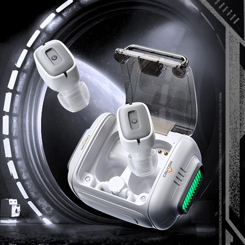 Wireless Gaming Earbuds with Noise Reduction - Ivory White