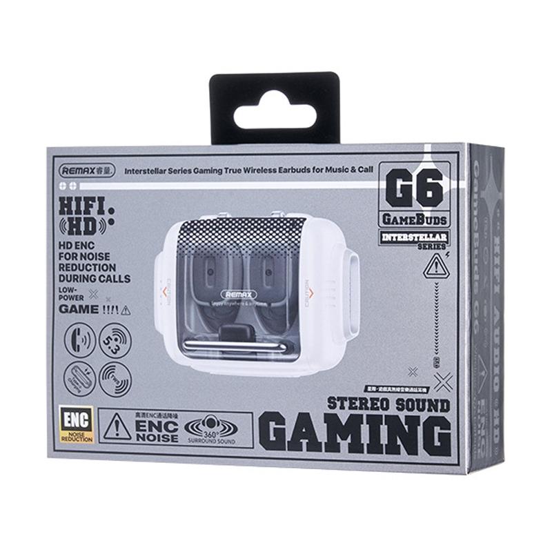 Wireless Gaming Earbuds with Noise Reduction - Ivory White