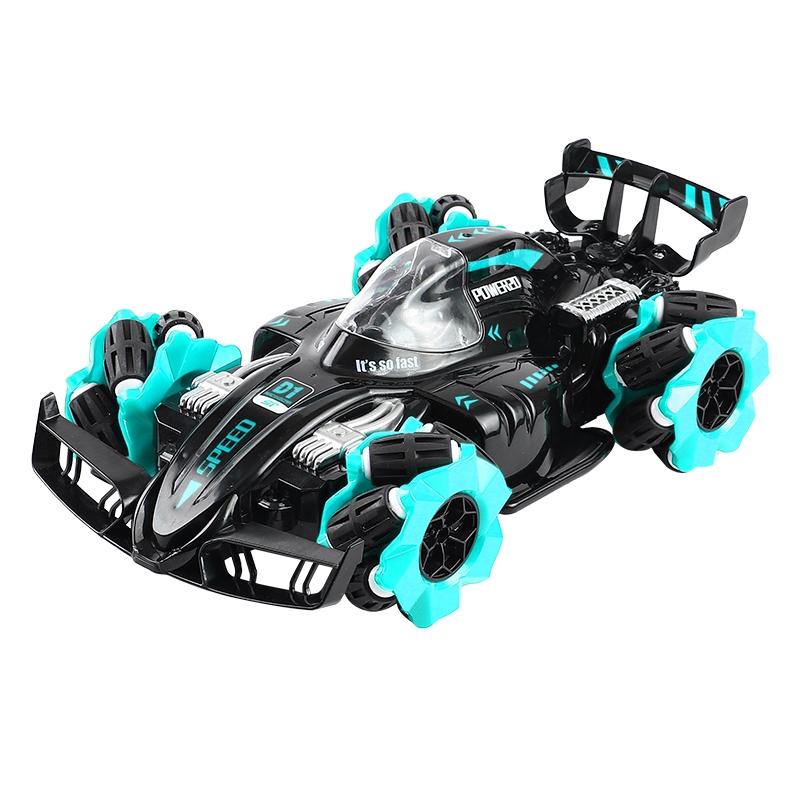 4wd Horizontal Spray Rc Car - 2.4g Remote Control - F1 Blue
