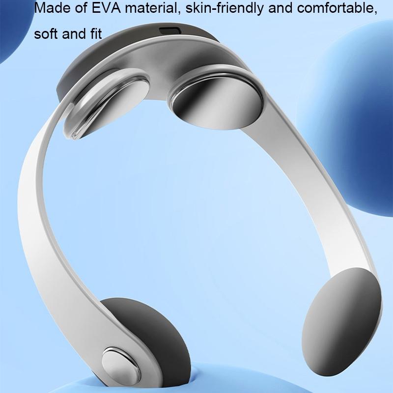 Microcurrent Cervical Massager Tens Neck Pulse Device White