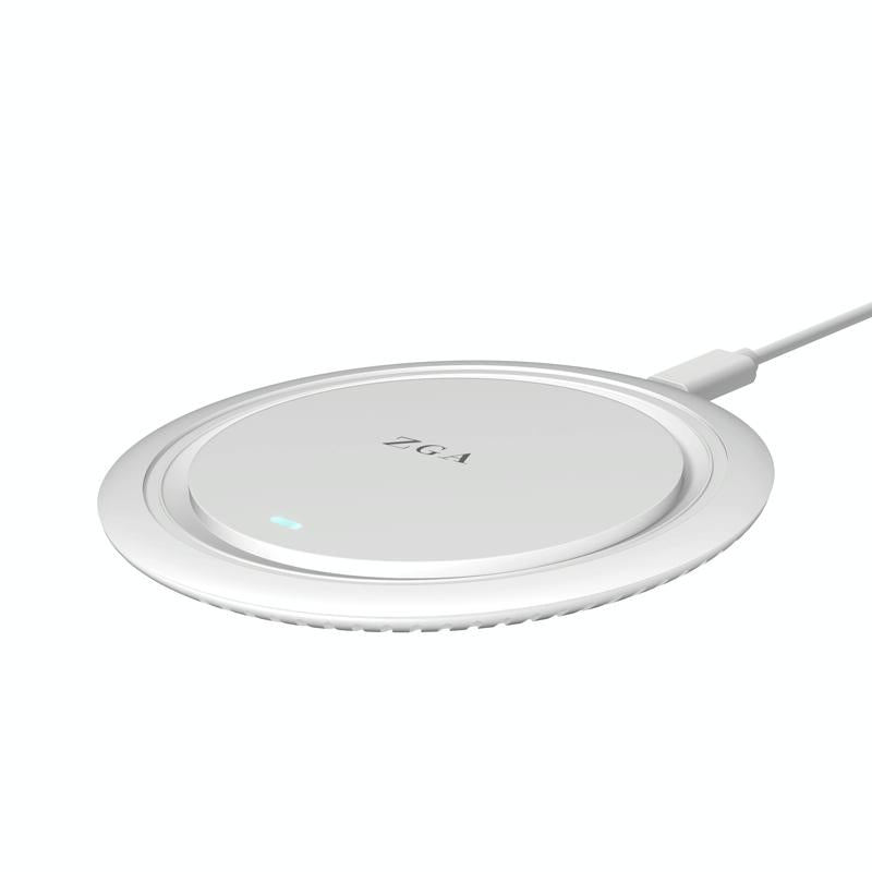15W Desktop Wireless Charging Pad - Black