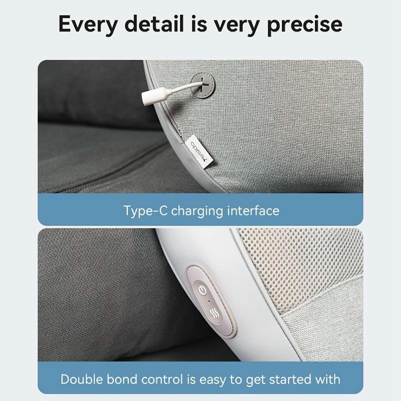 Yesido Mg15 Back Massager Infrared Heat Grey