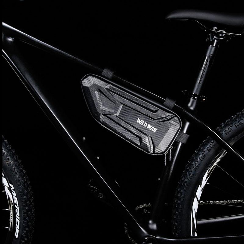 1.2L Eva Hard Shell Triangle Bike Bag - Sun Pattern