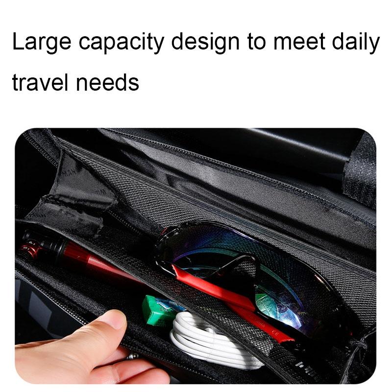 1.2L Eva Hard Shell Triangle Bike Bag - Sun Pattern