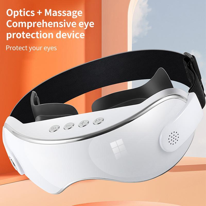 Hot Compress Ems Eye Massager Multifunctional Eye Protector White