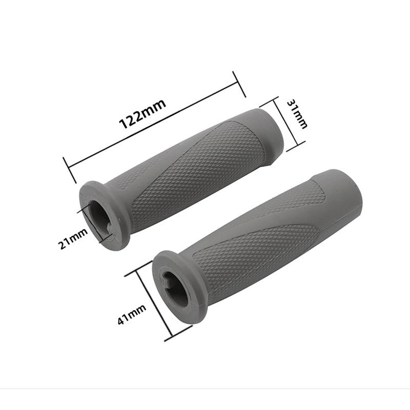 Silicone Handlebar Cover for Ninebot F30 / F40 Electric Scooter - Gray 1 Pair