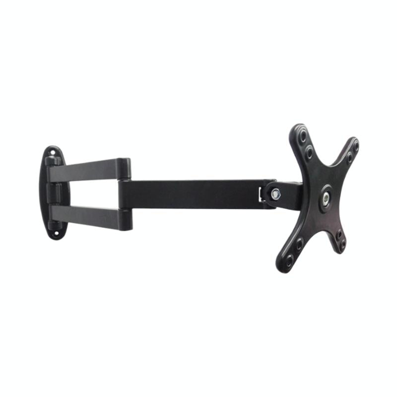 Universal Swivel Wall Mount for Computer Monitors - Black