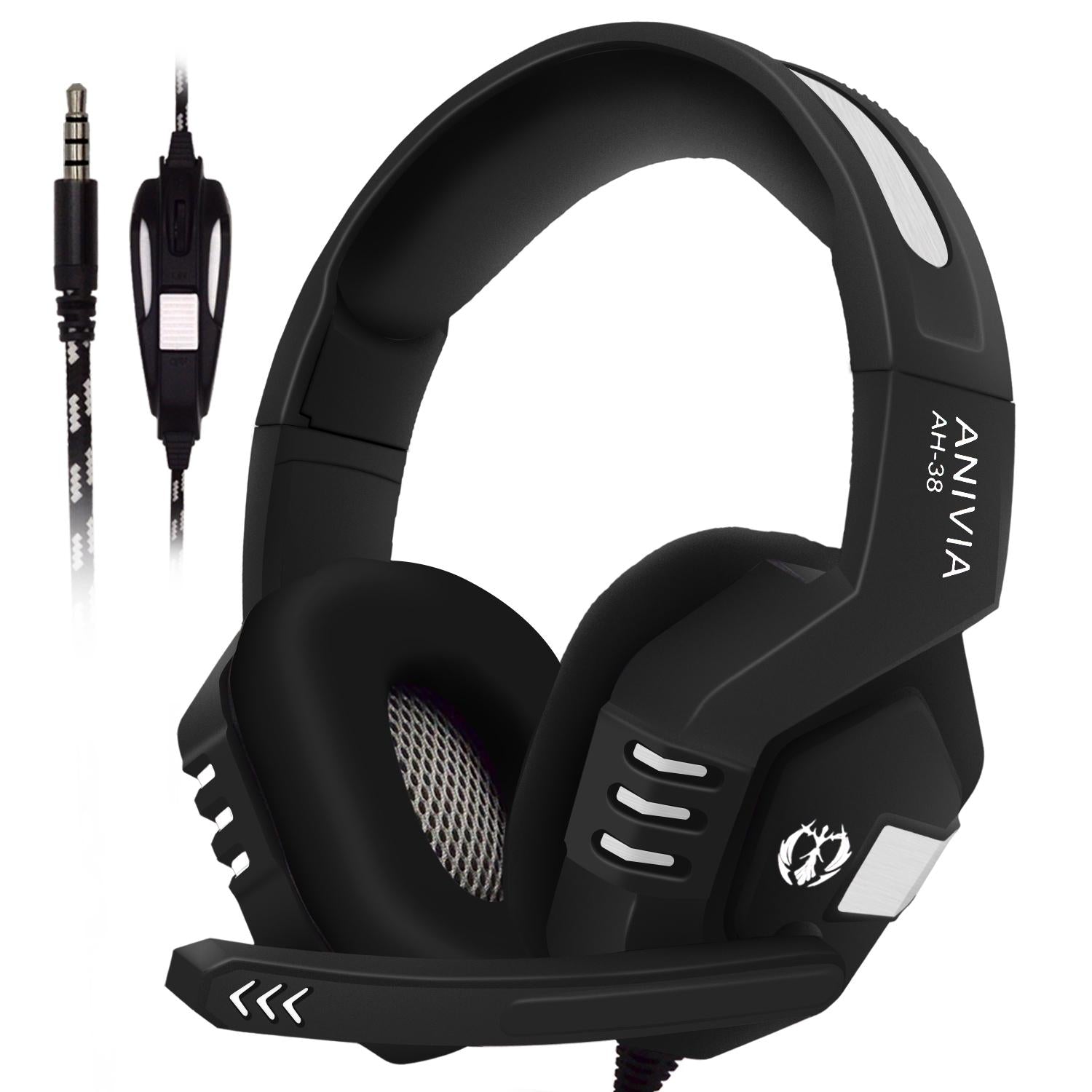 3.5Mm Wired Gaming Headset With Mic Black / Silver
