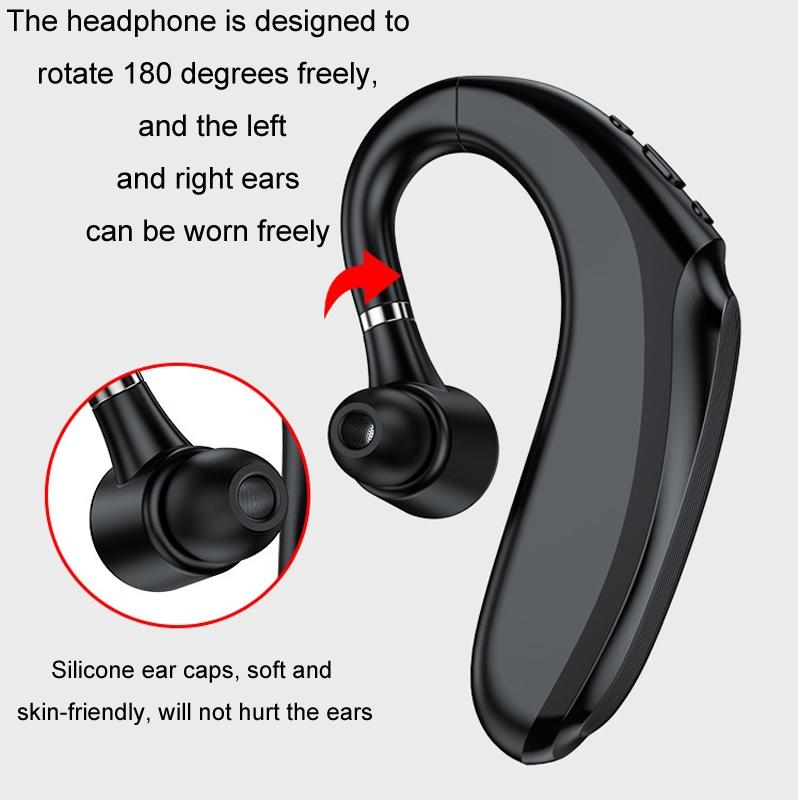 Wireless Bluetooth Sports Headphones for Business - Compact and Durable - Q12 Black 90 Mah
