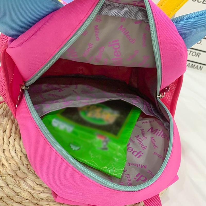 Girls' Butterfly Backpack - Compact and Colourful - Purple