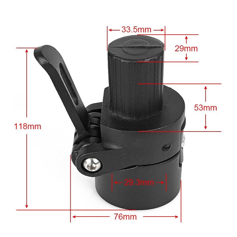 Xiaomi M365 / Pro Scooter Foldable Assembly - Accessories - Black