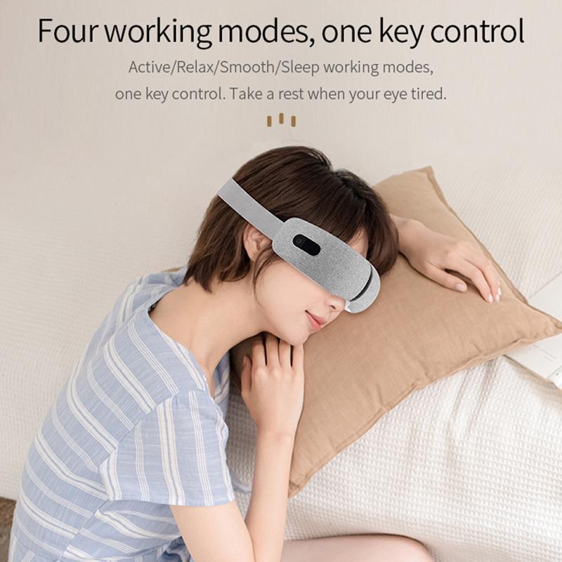 3-Layer Airbag Eye Massager English Grey