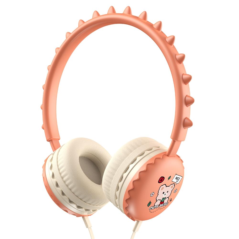 Cartoon Stereo Headphones With Mic Y19 - Little Sleep