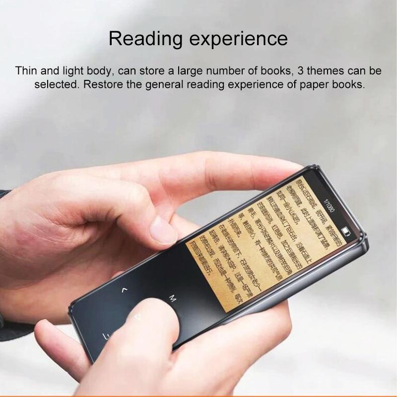 1.8 Inch Metal Bluetooth Mp3 / Mp4 Player With Touch Screen 8Gb - 8Gb Black