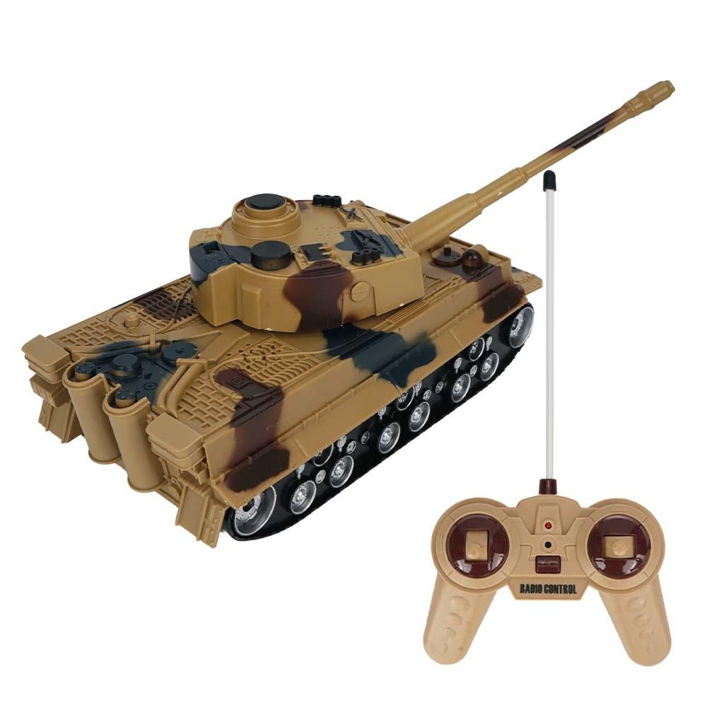 1 32 Four-way Rc Tank with Remote Control - Blue
