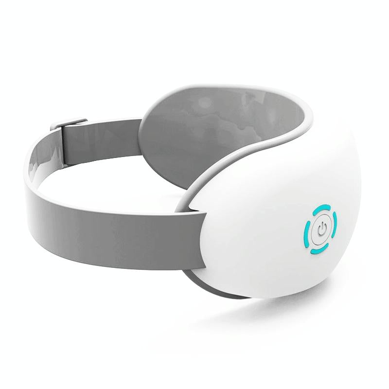 Intelligent Wireless Eye Massager With Vibration & Hot Compress White