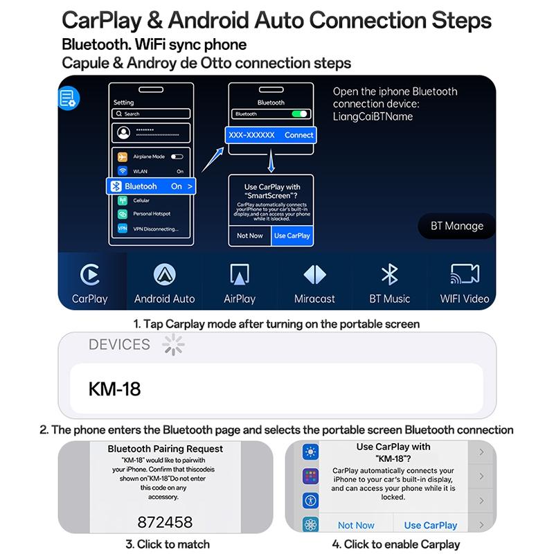 9 Inch Carplay Navigation & Recorder Black