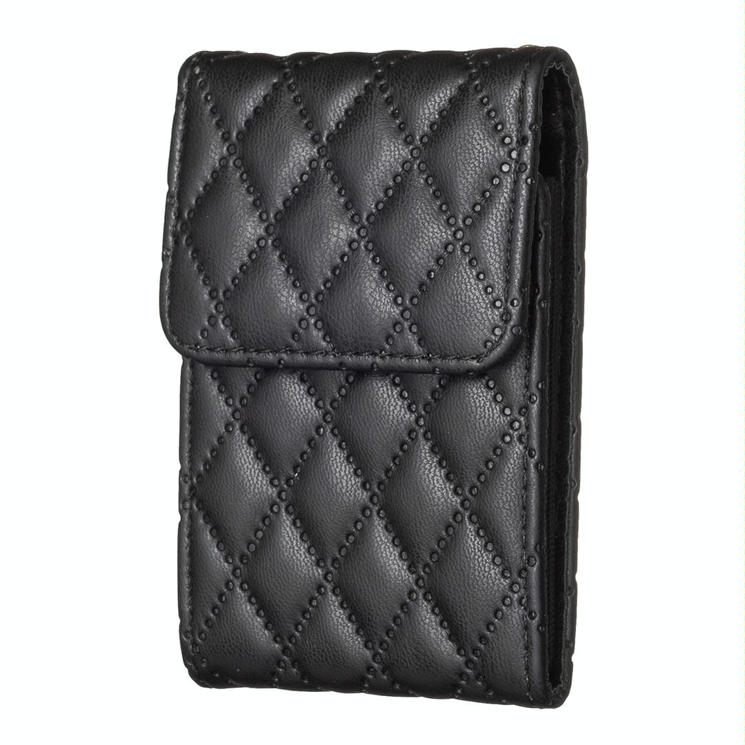 Vertical Card Bag For Mobile Phones Sticker - Dark Purple