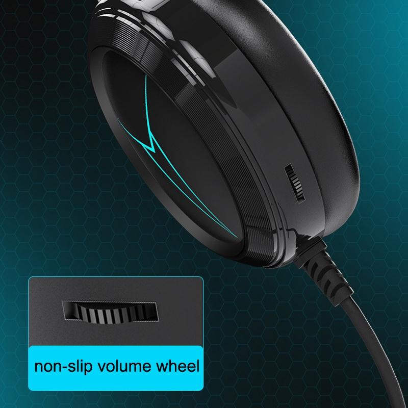 1.5M Wired Gaming Headset With Mic Black