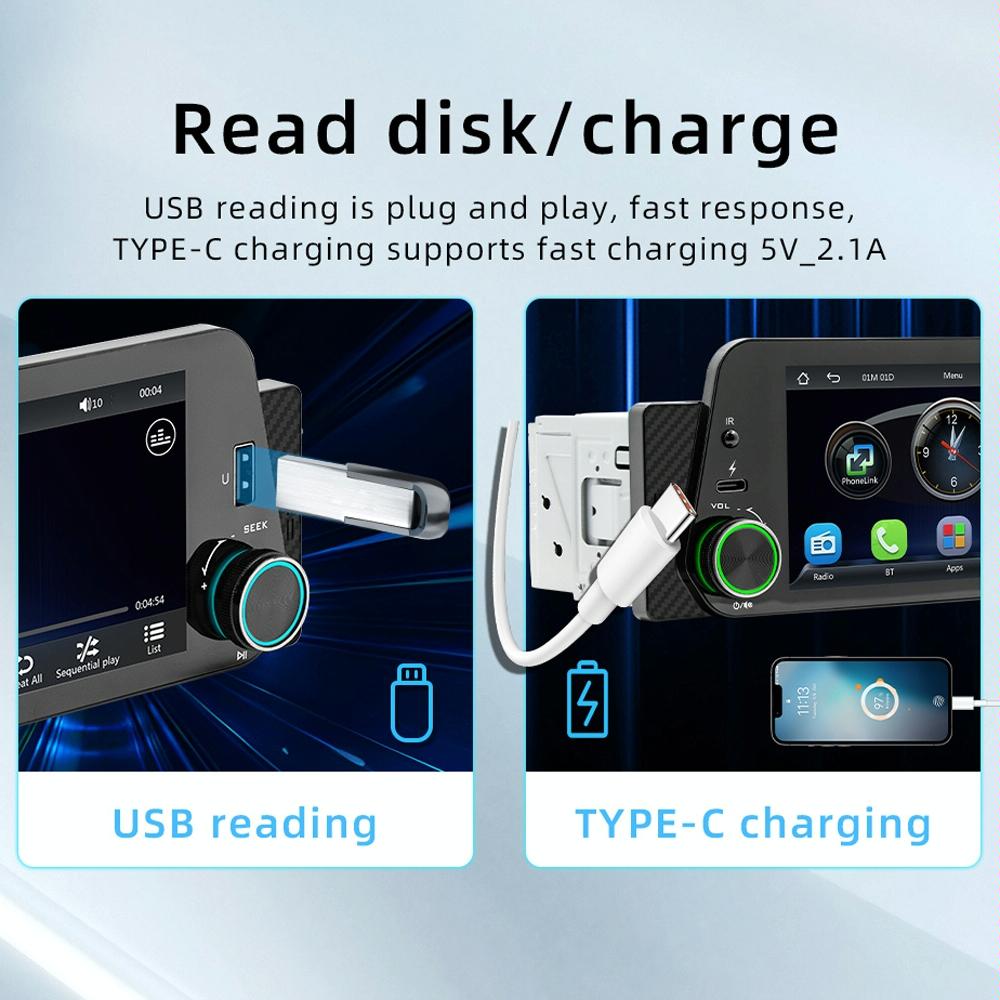 5 Inch Bluetooth Mp5 Inch Car Radio - Hands-Free F152W