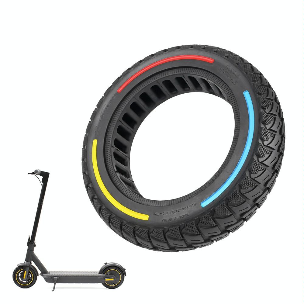 Ninebot Max G30 Electric Scooter - 10x2.5 Solid Tire in Flick Colour - Tricolor