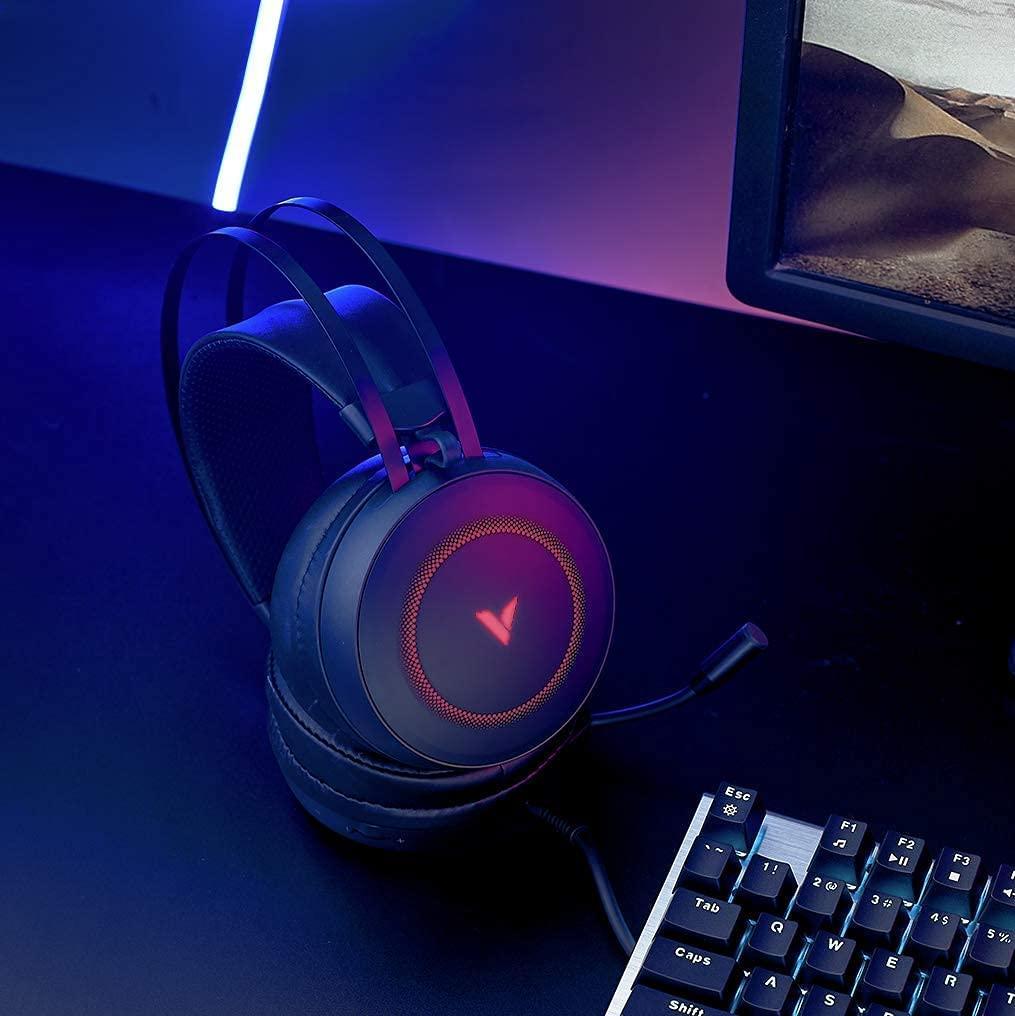Rgb Gaming Headset With Virtual 7.1 Surround Sound And Noise Reduction