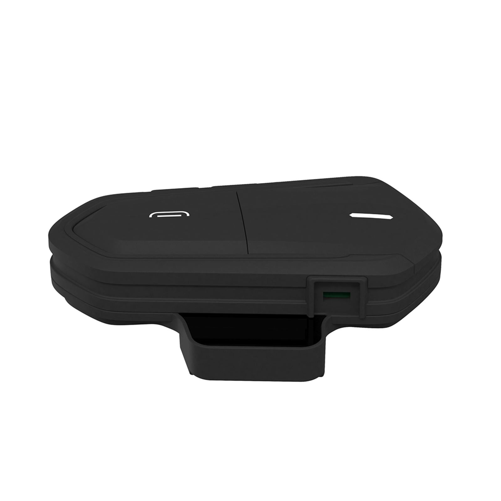 Bluetooth Motorcycle Helmet Headset - Low Power 4.2 - Black