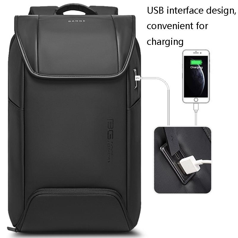 Men Anti-theft Backpack - Secure & Stylish - Black