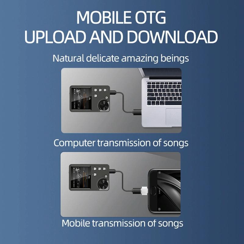 Lossless Dsd256 Music Player Silver Gray - Without Tf Card