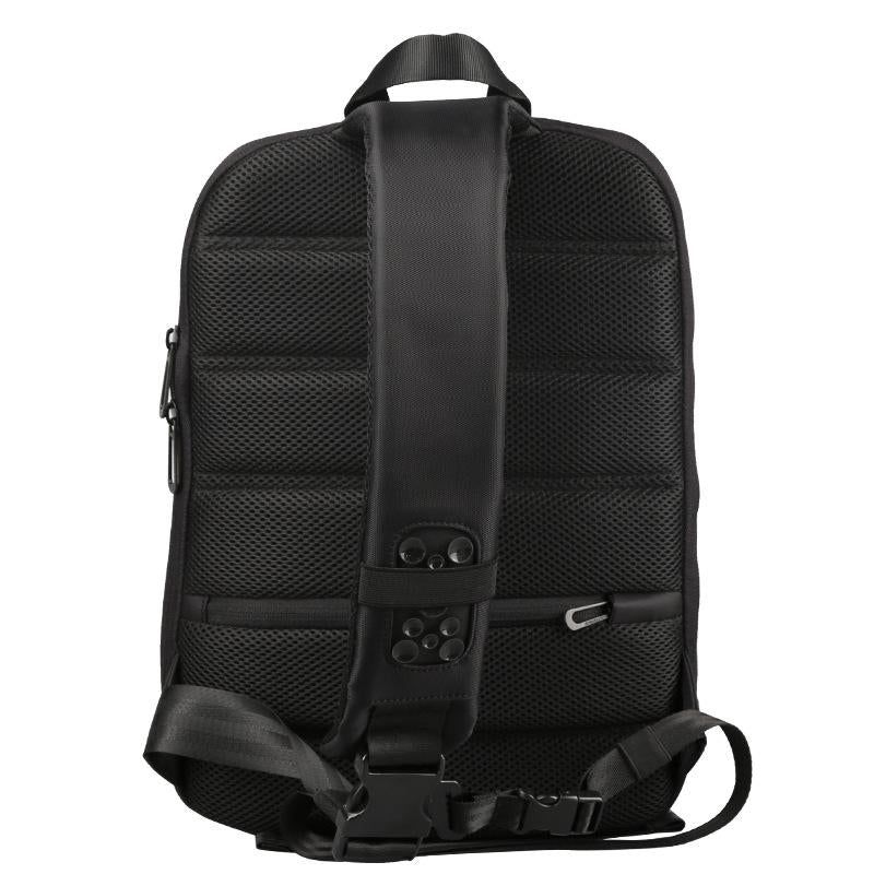 Versatile Black Crossbody Backpack For School Or Leisure