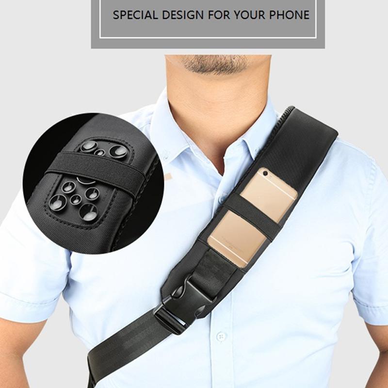 Versatile Black Crossbody Backpack For School Or Leisure