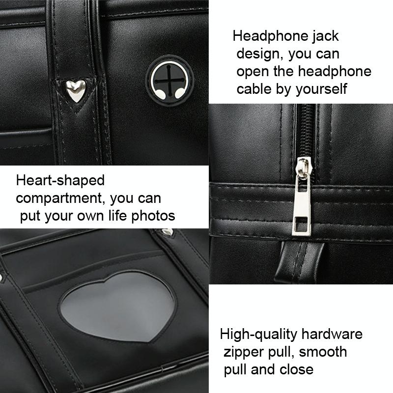 Waterproof Commuter Backpack for Men and Women - Black