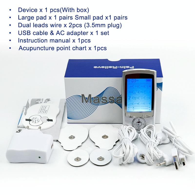 16-Mode Electronic Pulse Massager For Pain Relief