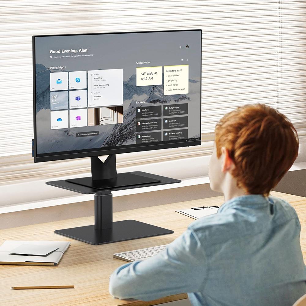 Aluminum Computer Screen Bracket - Black by Lenuo