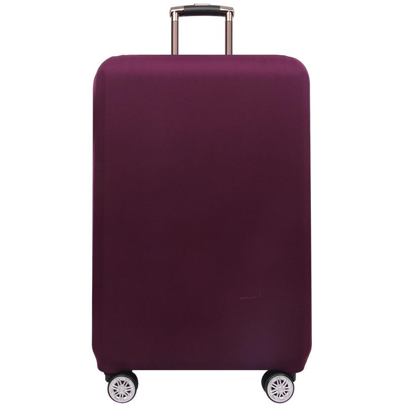 Stretch Luggage Protective Cover - Durable & Dust-proof - Size m - Wine Red