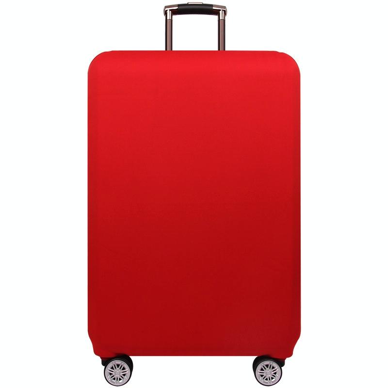 Stretch Luggage Protective Cover - Durable & Dust-proof - Size m - Wine Red