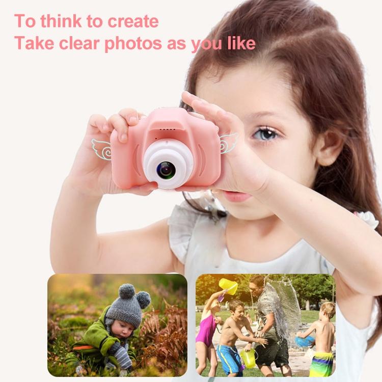 Mini Children Camera with 2.0 Lcd Screen - 800w Single Camera - Black