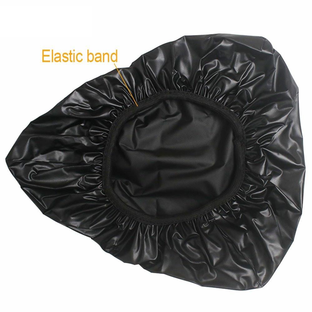 2-Pack Waterproof Bicycle Seat Covers Large Size Black