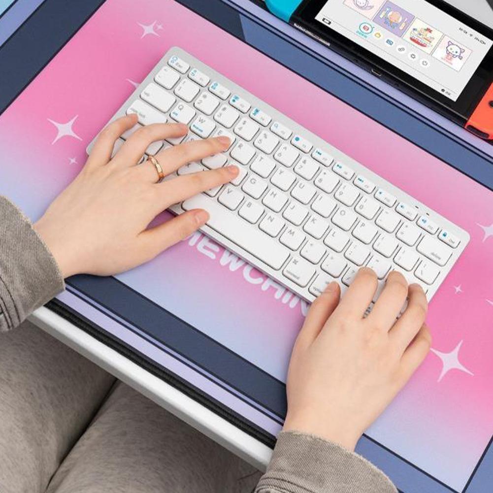 Adorable Cat Ear Desk Pad For Keyboard & Mouse - 1
