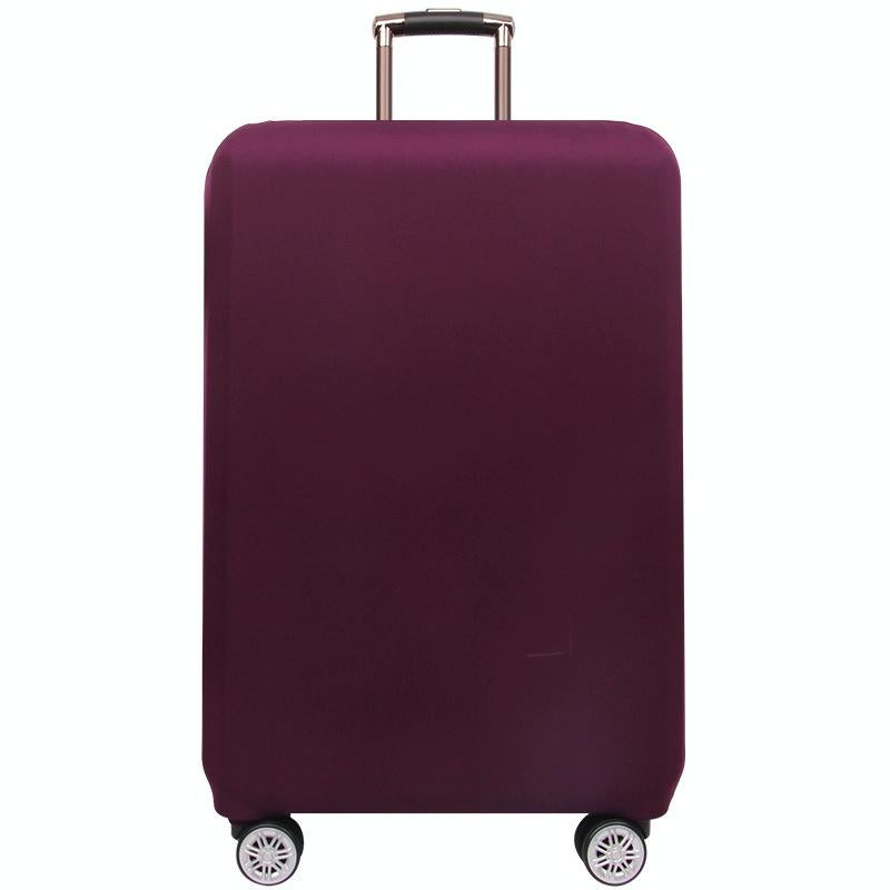 Stretch Luggage Protective Cover - Durable & Dust-proof - Size l - Wine Red