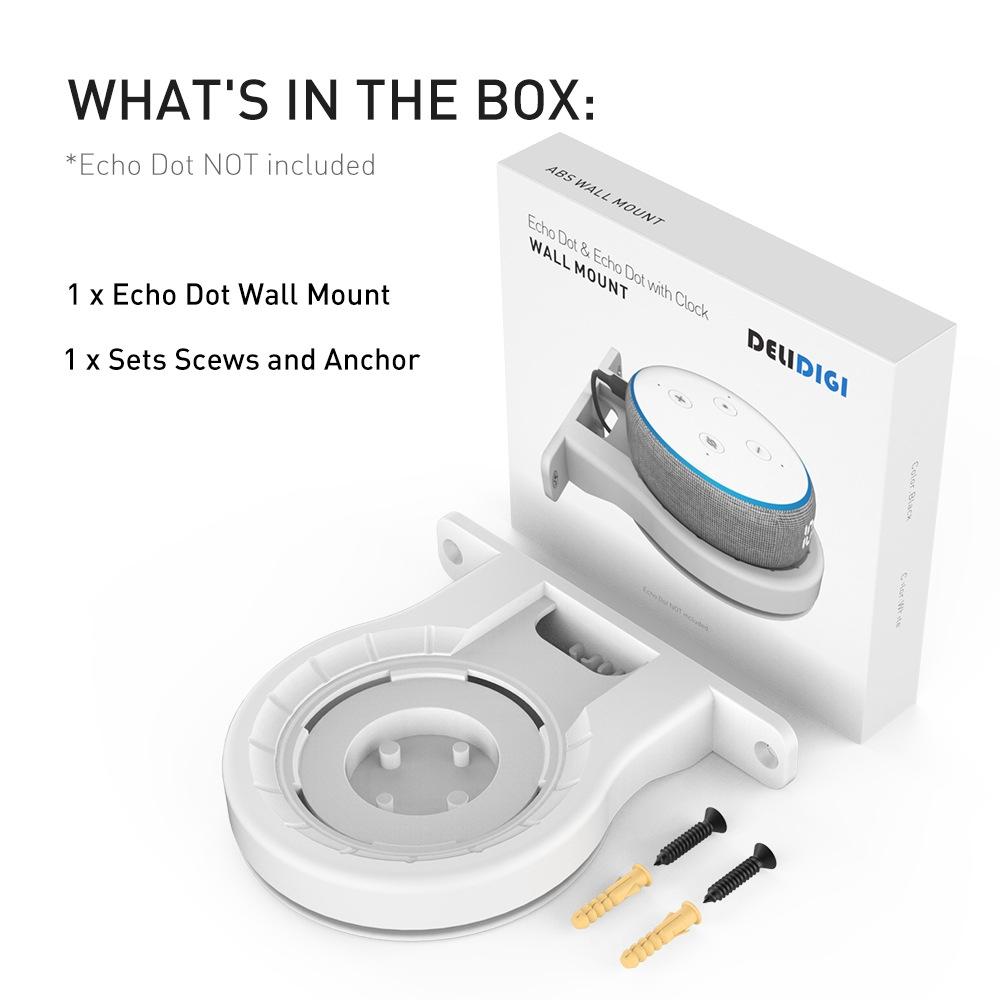 Ahastyle Wall Storage Stand - Compact and Versatile - White - For Apple Homepod Mini