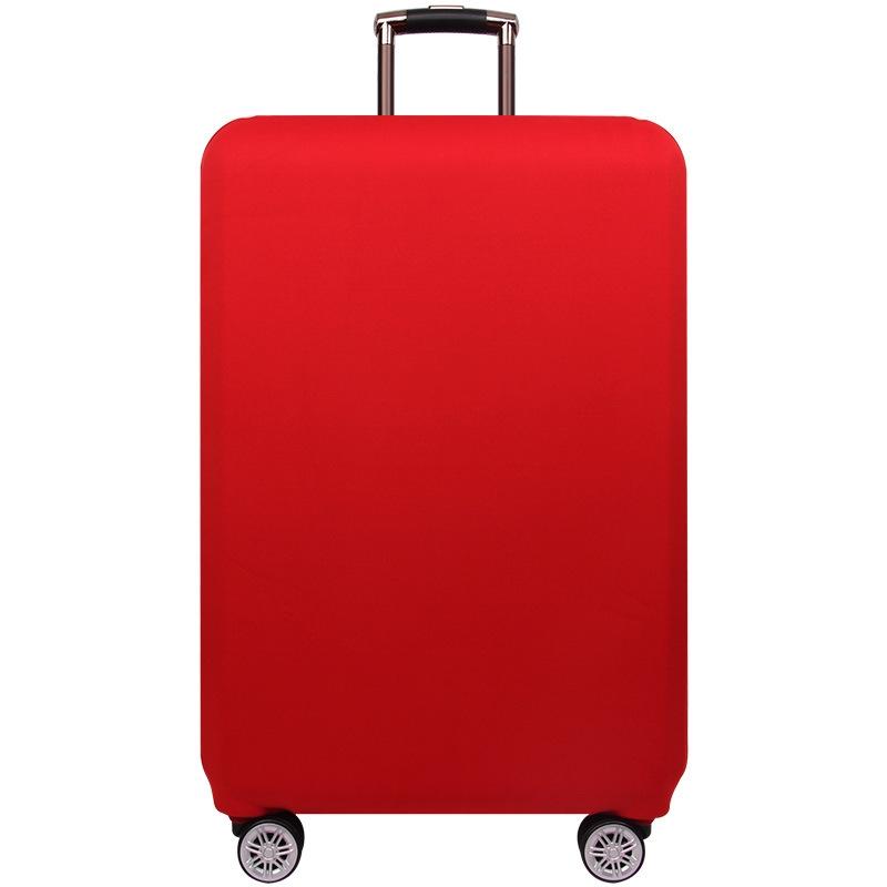 Xl Thickened Stretch Luggage Cover - Dust-proof & Wear-resistant - Wine Red