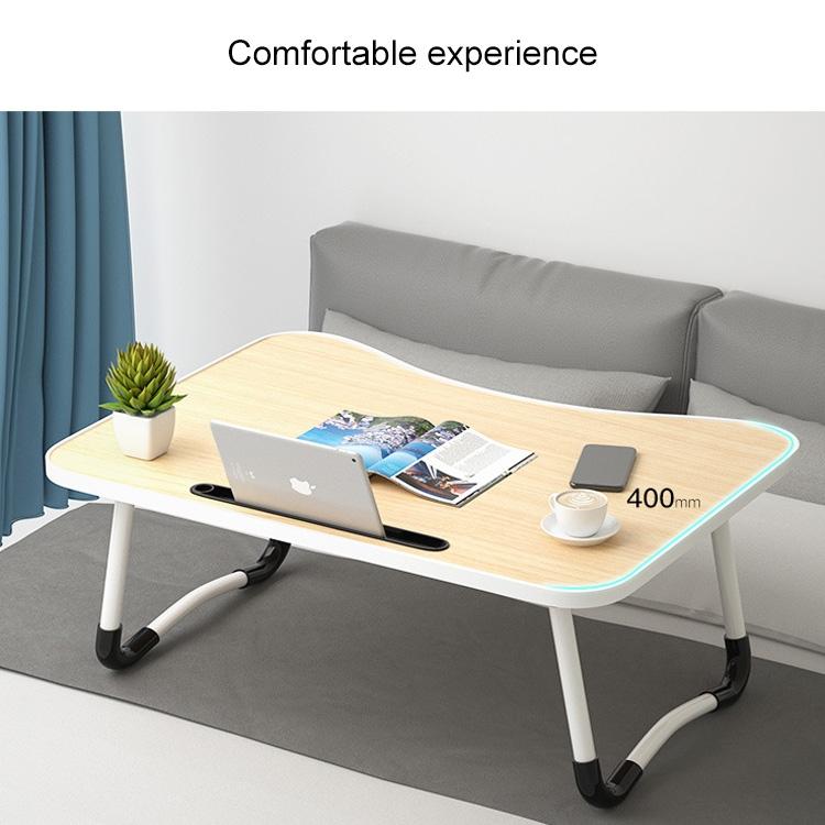 Adjustable Folding Laptop Desk - Non-slip W-shaped Legs Square Pattern Portable Cloud Design - Hcb5115A