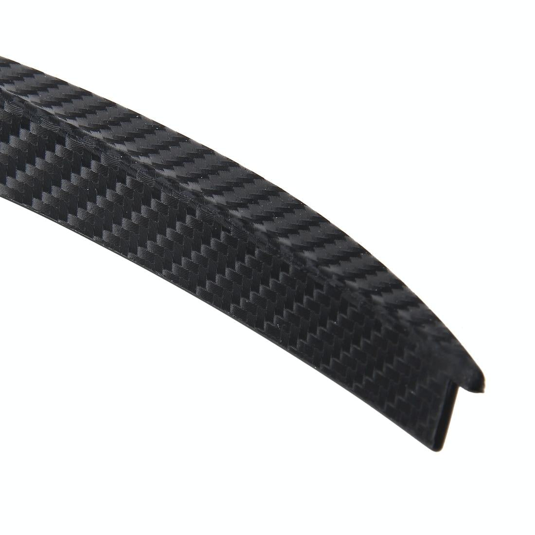 2 Pcs 45Cm Car Stickers Rubber Large Round Arc Strips Universal Fender Flares Wheel Eyebrow Decal Sticker Eyebrow Car-Covers Black Striped Round Arc Strips - 75 X 2Cm