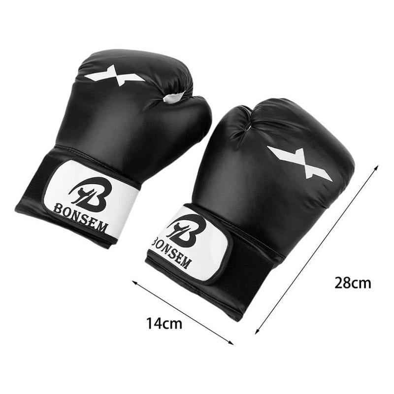Adult Training Boxing Gloves - Black